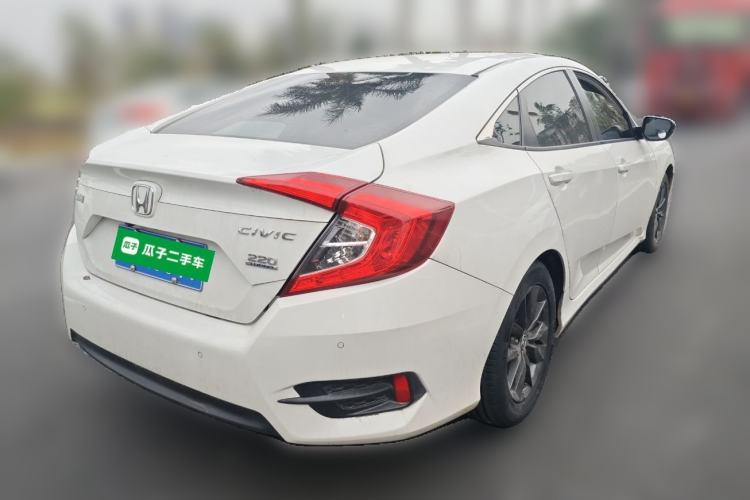 Used Honda Civic 2019 220TURBO CVT Dynamic Edition China VI Rear Right 45 Deg