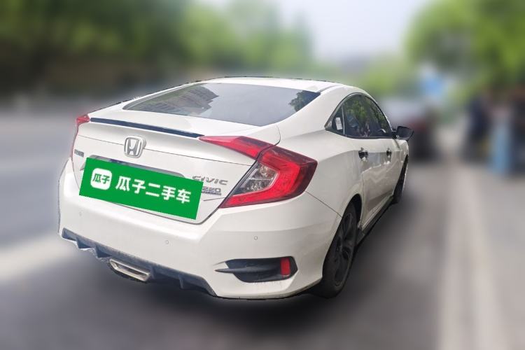 Used Honda Civic 2019 220TURBO CVT Dynamic Edition China VI Emission Standard Rear Right 45 Deg