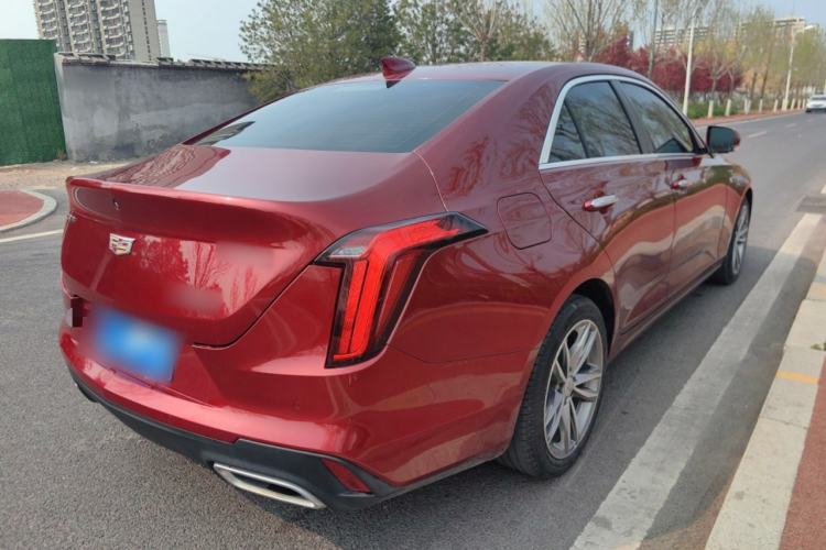 Used Cadillac CT4 2021 28T Luxury Model Rear Right 45 Deg