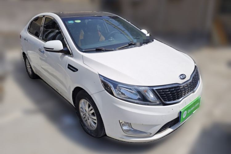 Used Kia K2 2012 Sedan 1.4L MT GLS Commemorative Edition Front Right 45 Deg
