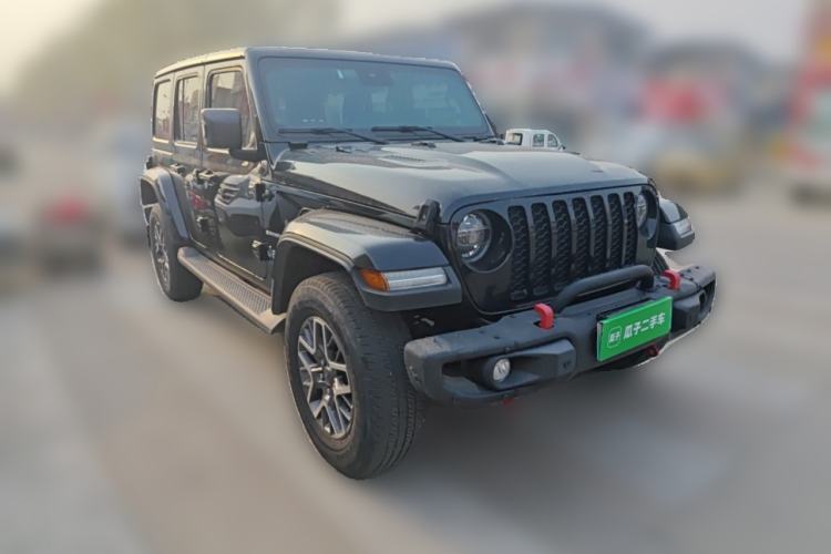 Used Jeep Wrangler New Energy 2021 Four-Door 2.0T 4xe Sahara Front Right 45 Deg