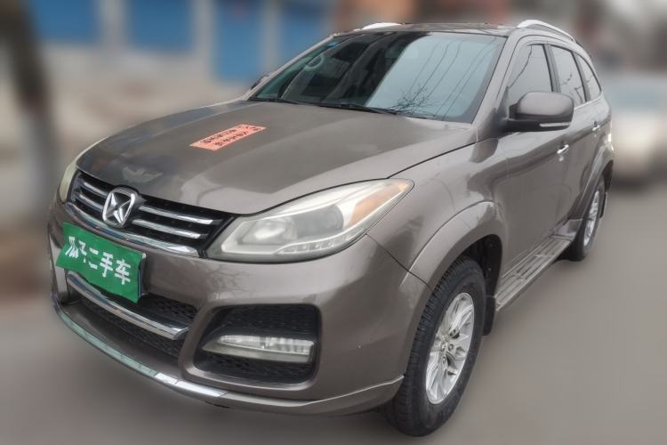 Used JMC Yusheng S350 2014 2.4T Automatic 2WD Diesel Luxury Version with Sunroof 7 Seats