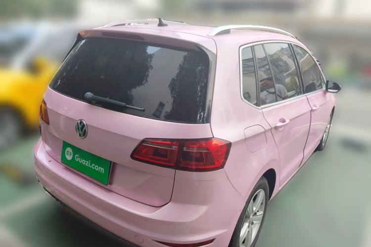 Used Volkswagen Golf 2015 1.4TSI Sportsvan Rear Right 45 Deg