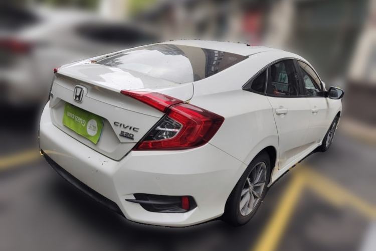 Used Honda Civic 2019 220TURBO CVT Dynamic Edition China VI Rear Right 45 Deg