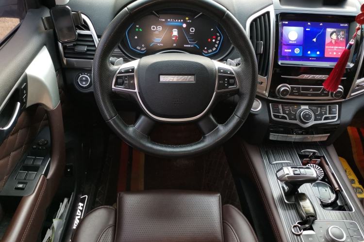 Used Haval H9 2020 2.0T Gasoline 4WD Premium Edition 5 Seats Steering Wheel