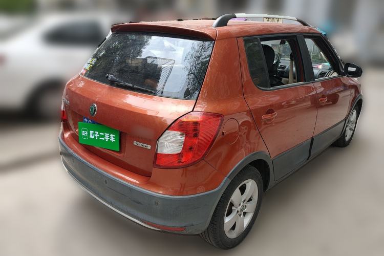 Used Skoda Fabia 2012 1.6L Scout Rear Right 45 Deg