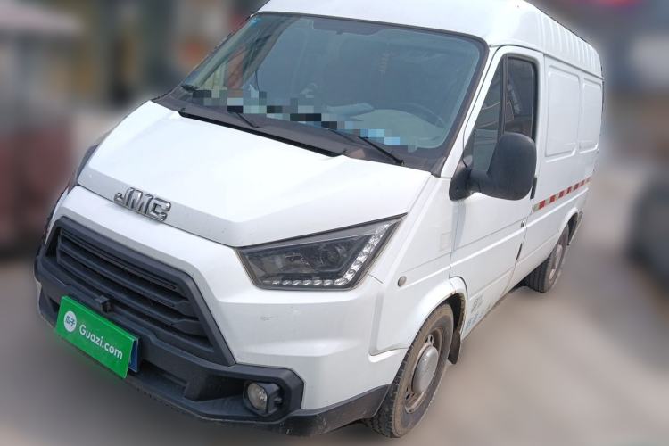 Used JMC Transit 2019 2.8T Commercial Version Short Wheelbase Mid-Roof 3-Seater China VI Standard JX493