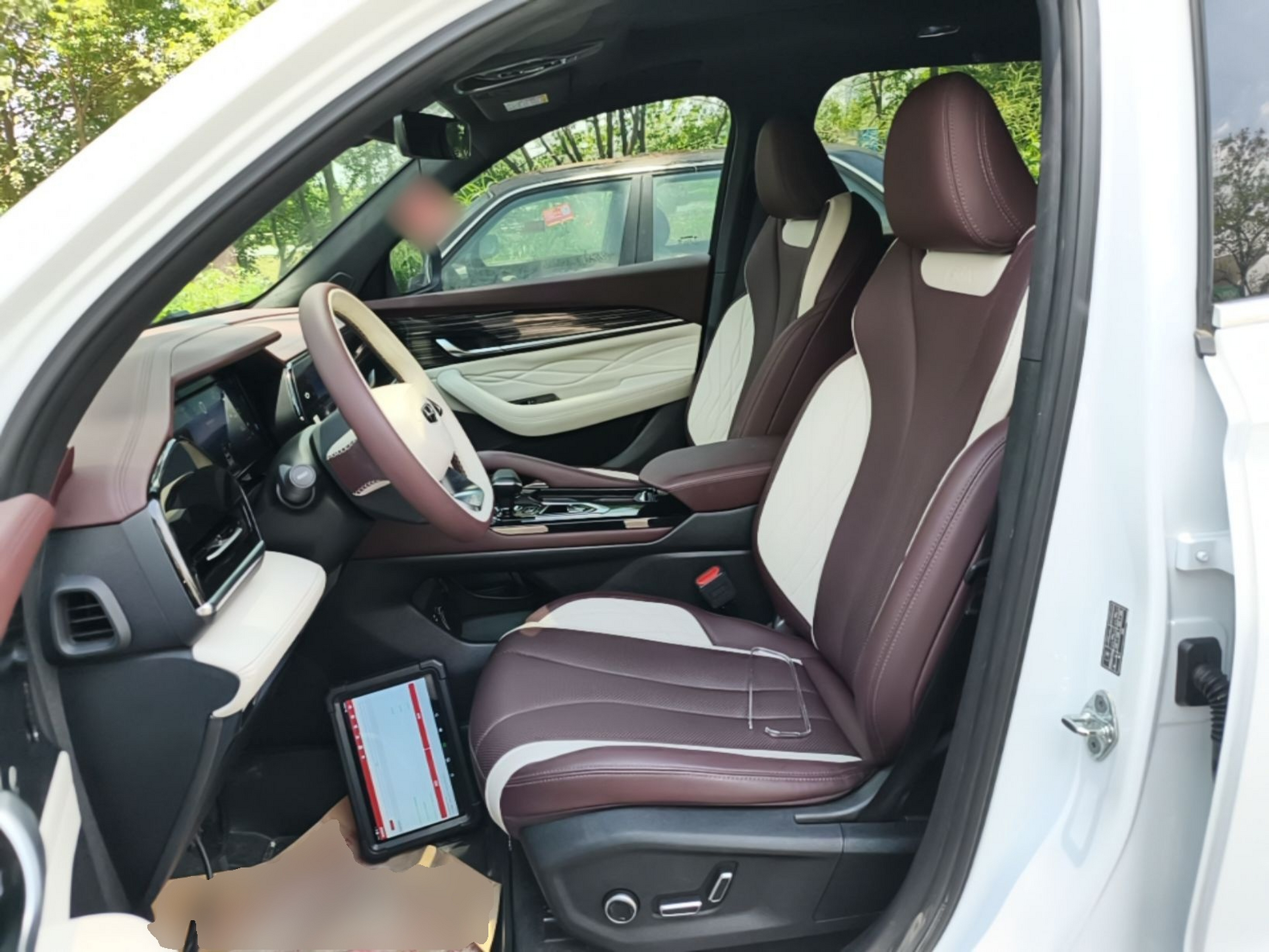 Avant de la voiture