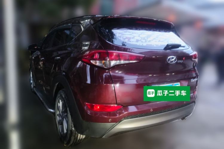 Used Hyundai Tucson 2015 1.6T Dual-Clutch Two-Wheel-Drive Smart Model Rear Left 45 Deg