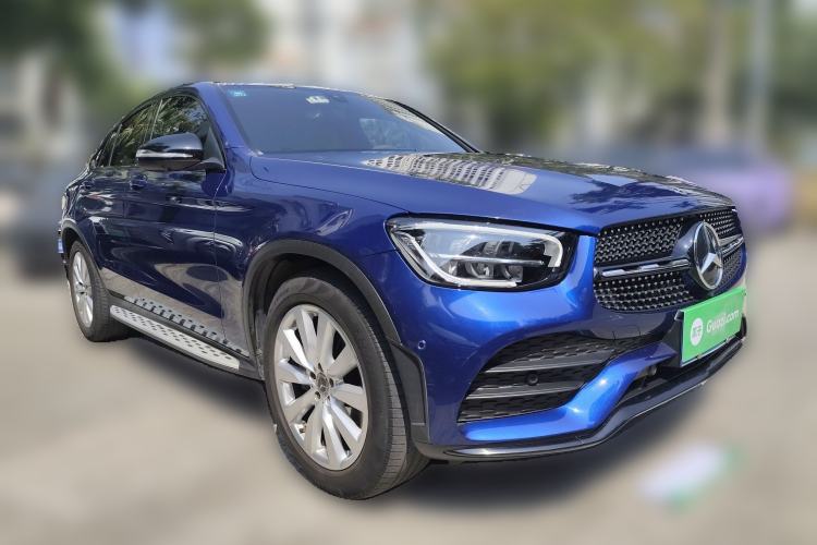 Used Mercedes-Benz GLC Coupe 2020 GLC 260 4MATIC Coupe SUV Front Right 45 Deg