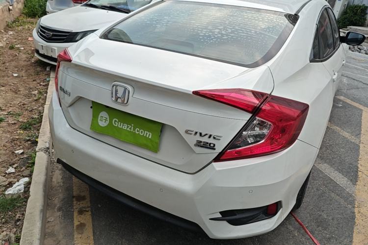 Used Honda Civic 2019 220TURBO CVT Dynamic Edition China VI Rear Right 45 Deg