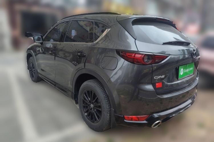 Used Mazda CX-5 2021 2.0L Automatic Two-Wheel Drive Black Knight Rear Left 45 Deg