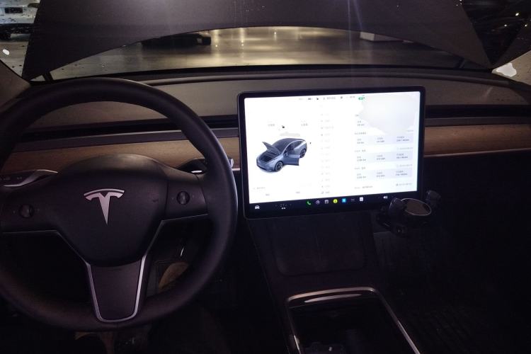Used Tesla Model Y 2021 Long-Range All-Wheel-Drive Version Center Console