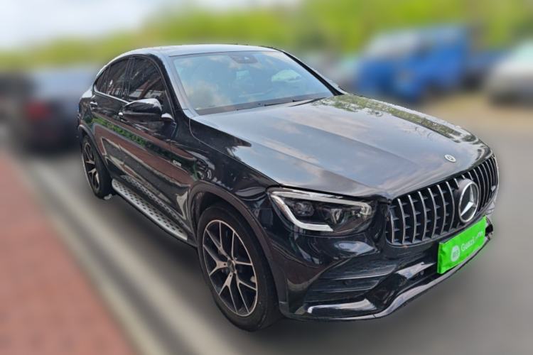 Used Mercedes-Benz GLC Coupe AMG 2020 AMG GLC 43 4MATIC Coupe SUV Front Right 45 Deg