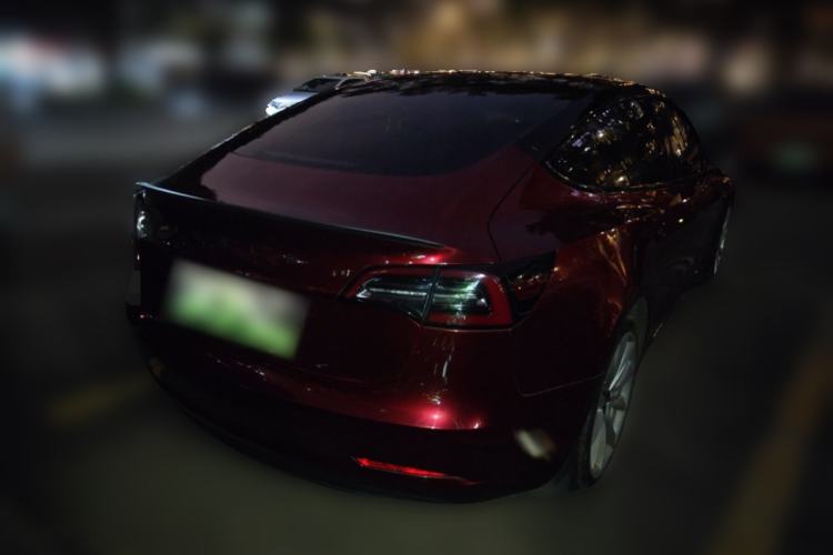 Used Tesla Model 3 2020 Refreshed Version Long-Range Rear-Wheel Drive Rear Right 45 Deg