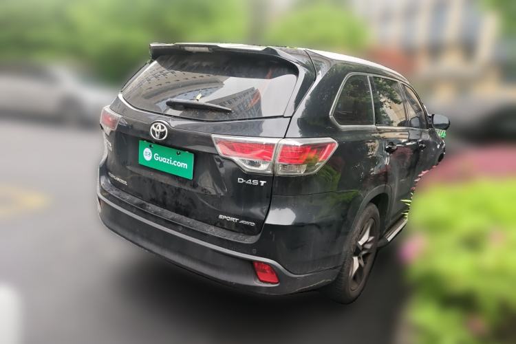 Used Toyota Highlander 2017 2.0T Four-Wheel Drive Luxury Edition 7 Seats Rear Right 45 Deg