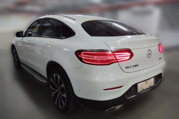 Used Mercedes-Benz GLC Coupe 2018 GLC 260 4MATIC Coupe SUV Rear Left 45 Deg