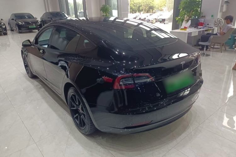 Used Tesla Model 3 2021 Standard Range Rear-Wheel Drive Upgraded Version 3D6 Rear Left 45 Deg