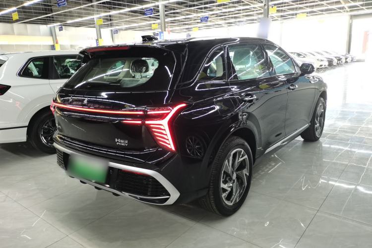 Used Hongqi HS3 PHEV 2025 Model 117km Jingwei Edition Rear Right 45 Deg
