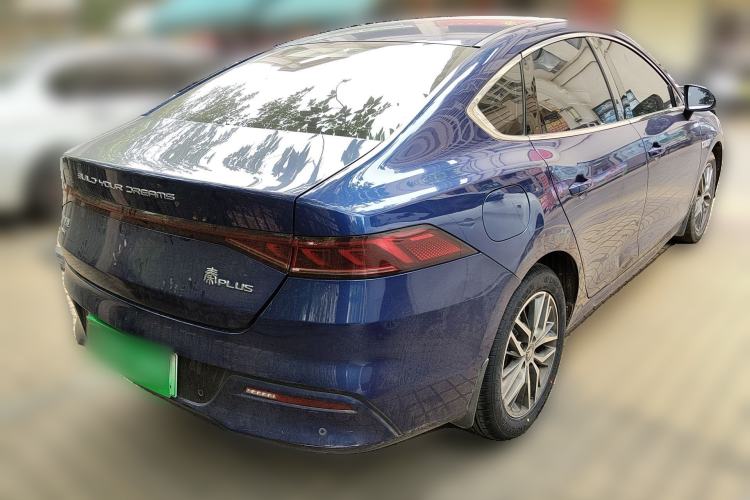 Used BYD Qin PLUS 2021 DM-i 55KM Flagship Model Rear Right 45 Deg