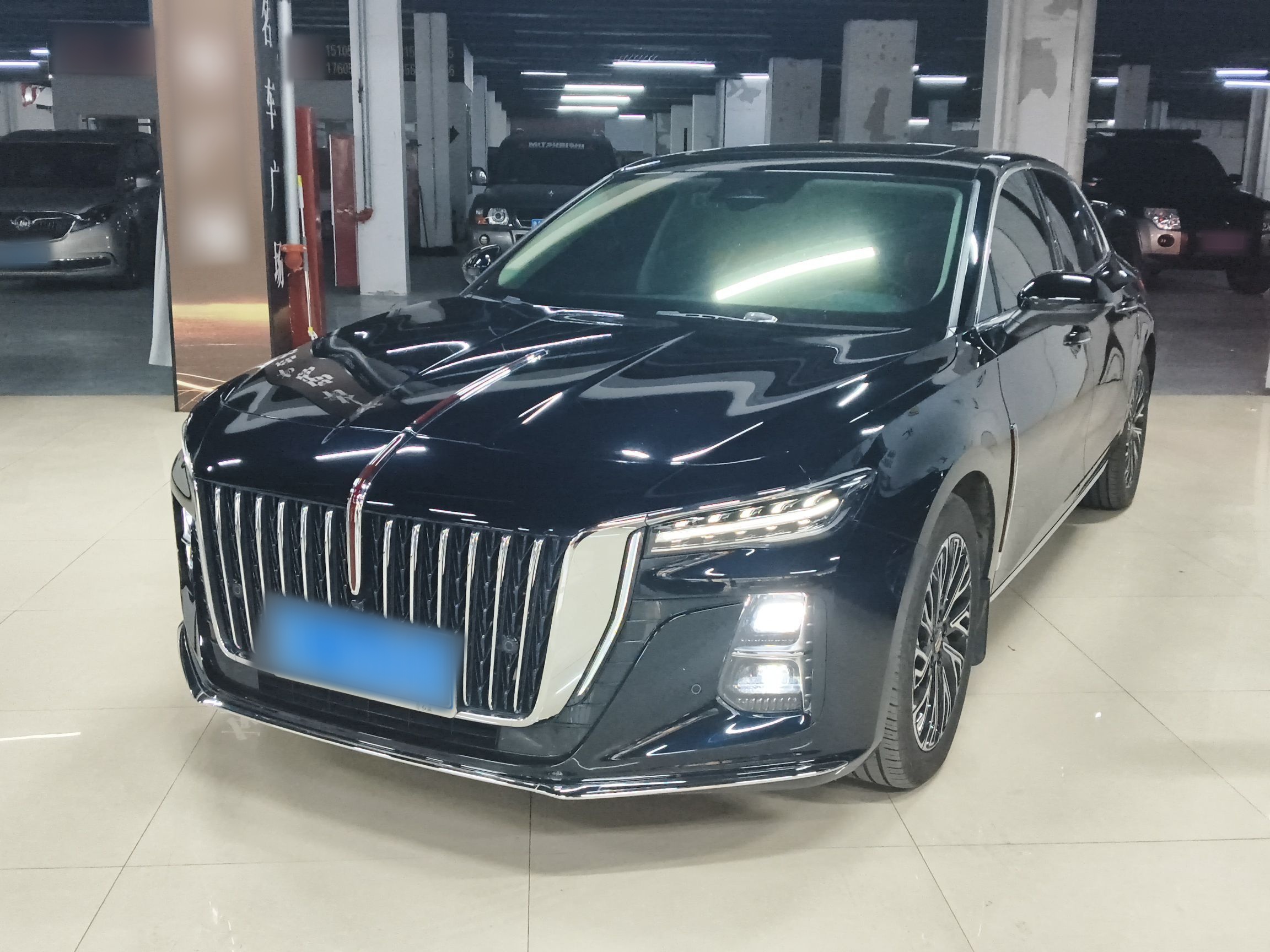 تحت مقدمة السيارة