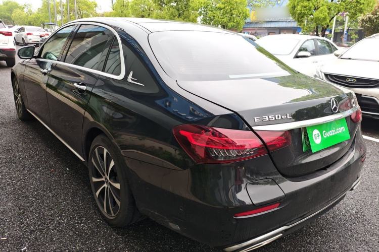 Used Mercedes-Benz E-Class New Energy 2022 Second Facelift E 350 e L Plug-in Hybrid Sedan Rear Left 45 Deg