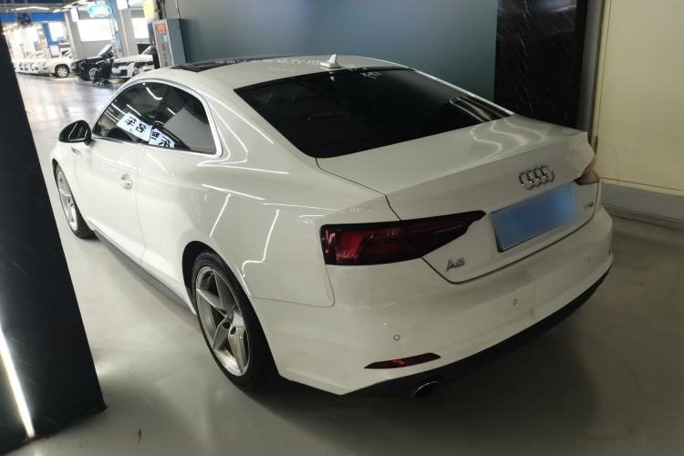 Used Audi A5 2019 Coupe 40 TFSI Fashion Edition China V Emission Standard Rear Left 45 Deg