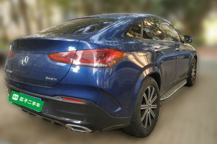 Used Mercedes-Benz GLE Coupe 2020 GLE 350 4MATIC Coupe SUV Luxury Model Rear Right 45 Deg