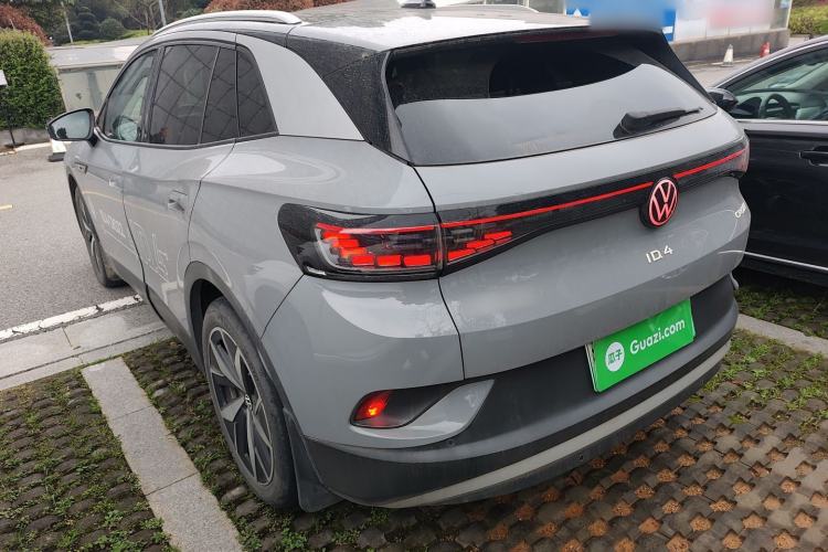 Used Volkswagen ID.4 CROZZ 2021 Long-Range PRO Two-Wheel Drive Version Rear Left 45 Deg