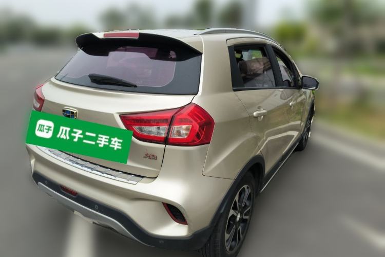 Used Geely Auto Vision X3 2017 1.5L Automatic Luxury Model Rear Right 45 Deg