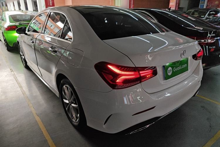 Used Mercedes-Benz A-Class 2022 Restyled A 200 L Sport Sedan Dynamic Version Rear Left 45 Deg