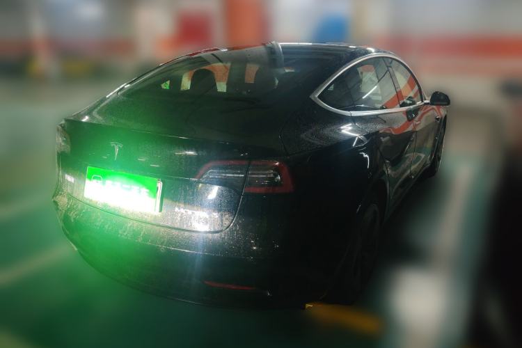 Used Tesla Model 3 2019 Standard Range Rear-Drive Upgraded Version Rear Right 45 Deg