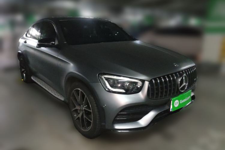 Used Mercedes-Benz GLC Coupe AMG 2020 AMG GLC 43 4MATIC Coupe SUV Front Right 45 Deg