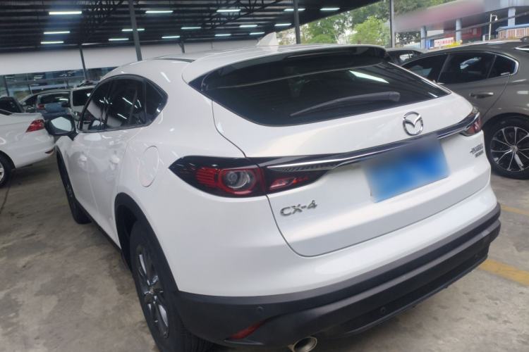 Used Mazda CX-4 2020 2.0L Automatic Two-Wheel Drive Blue Sky Dynamic Edition Rear Left 45 Deg