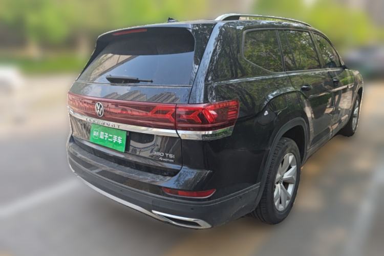 Used Volkswagen Teramont 2021 380TSI Four-Wheel Drive Luxury Edition Rear Right 45 Deg