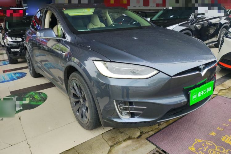 Used Tesla Model X 2016 X 75D Front Right 45 Deg