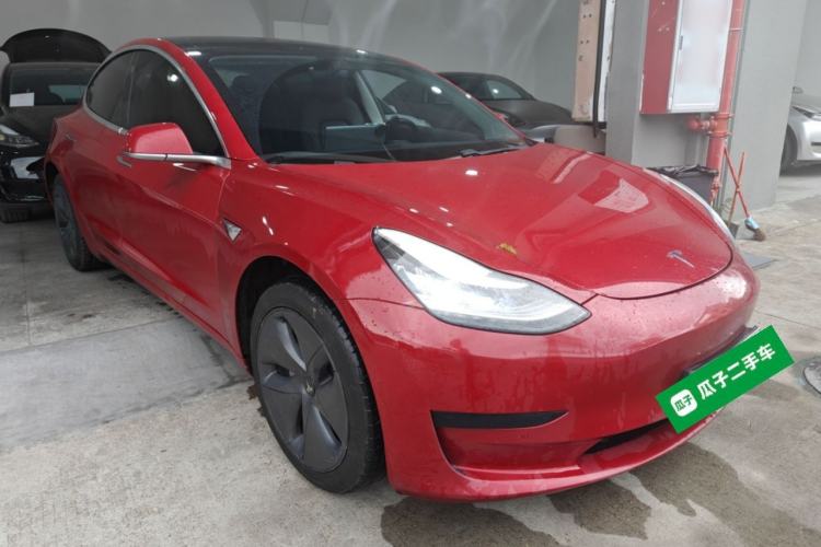 Used Tesla Model 3 2020 Standard Range Rear-Wheel Drive Upgraded Version Front Right 45 Deg
