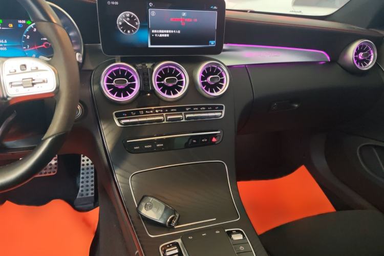 Used Mercedes-Benz C-Class 2022 Refreshed C 260 Coupe Audio And AC Panel