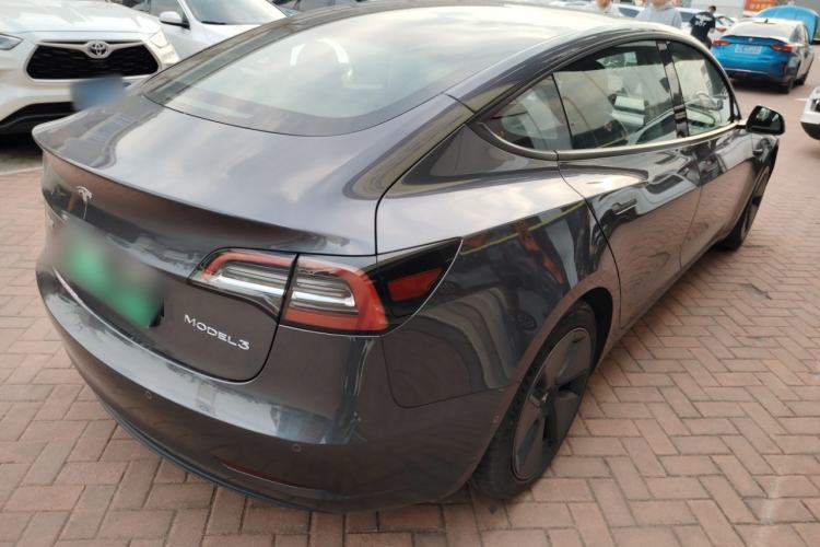 Used Tesla Model 3 2021 Revised Version Standard Range Rear-Wheel Drive Upgraded Edition 3D1 Rear Right 45 Deg