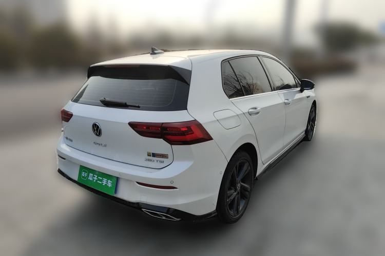 Used Volkswagen Golf 2021 280TSI DSG R-Line Rear Right 45 Deg