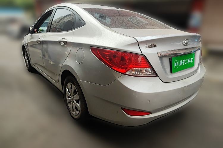 Used Hyundai Verna (older generation) 2010 Sedan 1.4L Manual Standard GL Model Rear Left 45 Deg