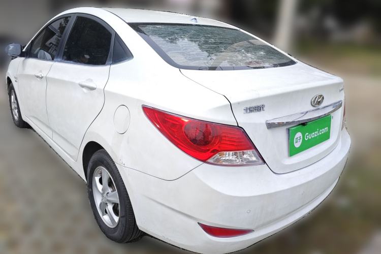 Used Hyundai Verna (older generation) 2010 Sedan 1.4L Automatic Fashionable GT Model Rear Left 45 Deg