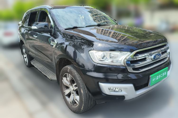 Used Ford Everest 2016 2.0T Gasoline Automatic 4x4 Flagship Edition Front Right 45 Deg