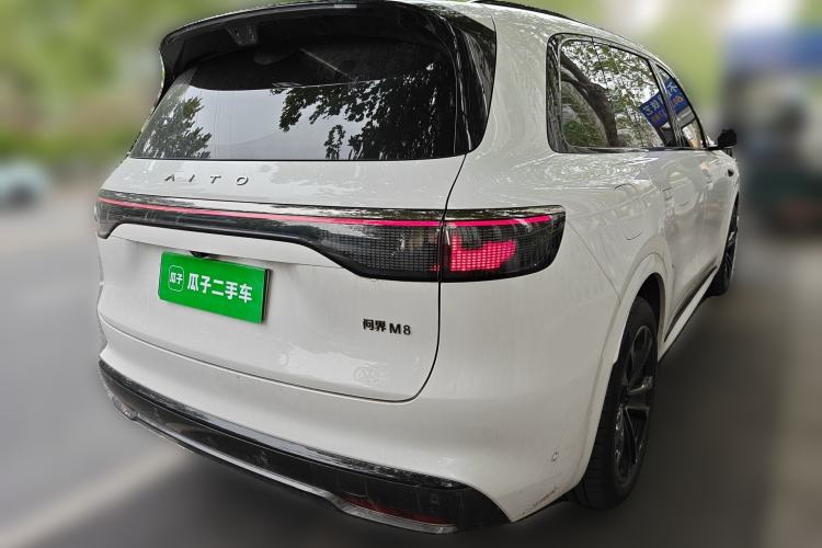 Used Hima AITO M8 2025 Extended-Range Max+ Version 53.4 kWh 6-Seater Edition Rear Right 45 Deg