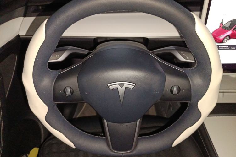 Used Tesla Model Y 2021 Standard Range Rear-Wheel Drive Version Steering Wheel