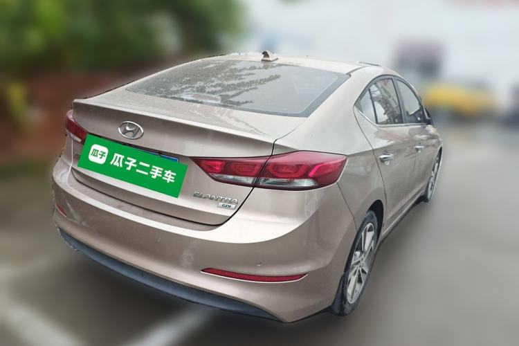 Used Hyundai Elantra (6th Generation / Lingdong) 2016 1.6L Automatic ZhiXuan · Luxury Version Rear Right 45 Deg