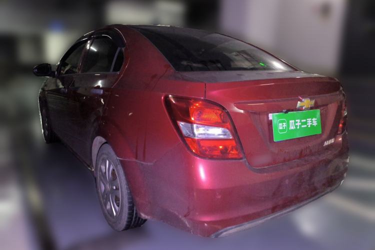 Used Chevrolet Aveo Sonic 2014 Sedan 1.4SL AT Fashion Edition Rear Left 45 Deg