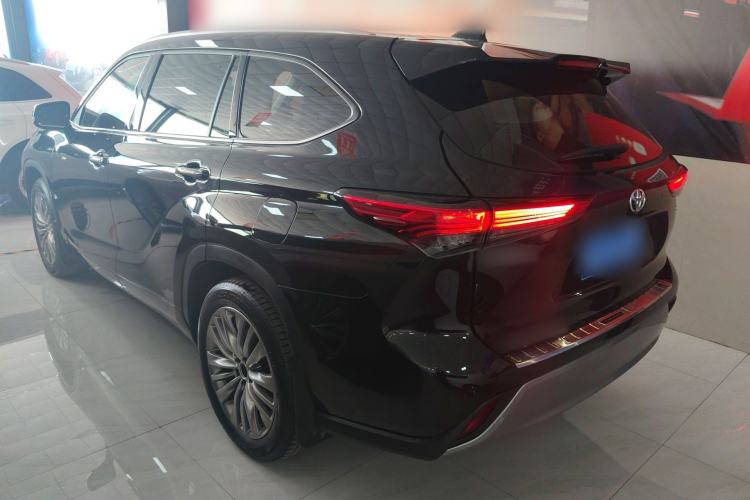 Used Toyota Highlander 2024 2.5L Smart Electric Hybrid Dual-Motor Two-Wheel Drive Luxury Version 7 Seats Rear Left 45 Deg