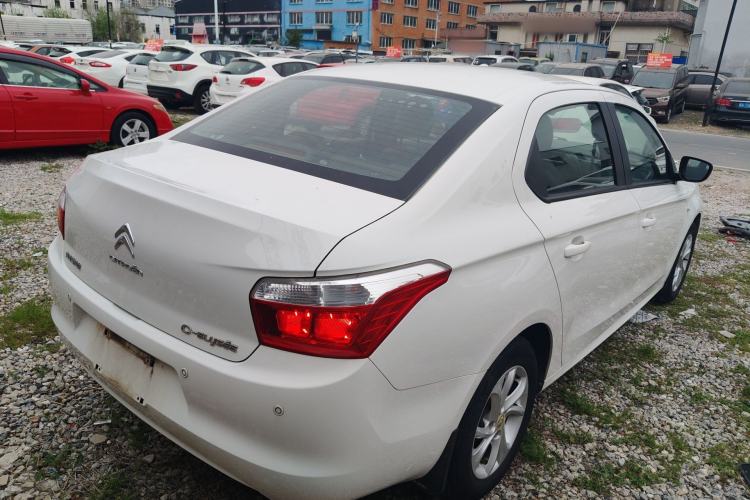 Used Citroen Elysee 2014 1.6L Manual Fashion Edition Rear Right 45 Deg