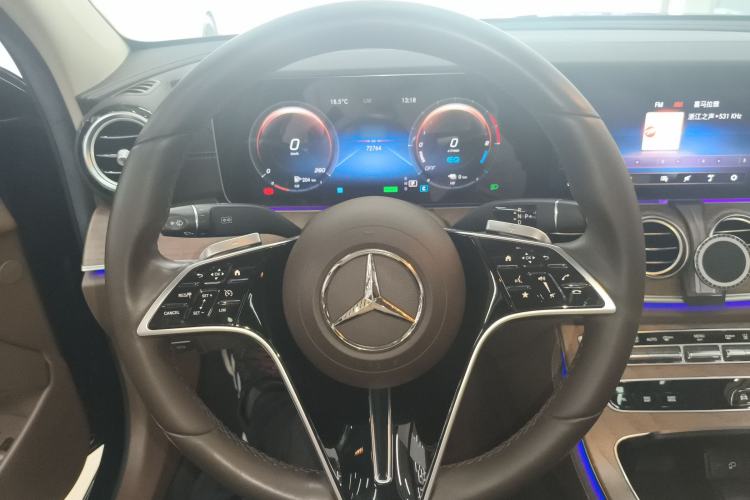 Used Mercedes-Benz E-Class New Energy 2022 Restyled E 350 e L Plug-in Hybrid Sedan Steering Wheel